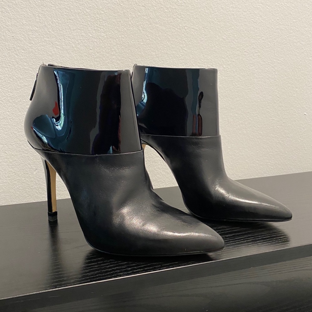 Michael Michael Kors, Black Patent Booties Size 9